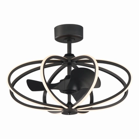 Solstice 8-Light WiFi-Enabled LED Fandelight ceiling fans with integrated LED lighting