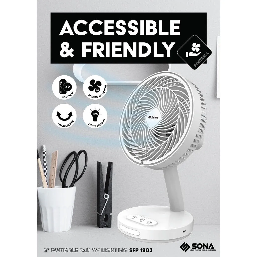 SONA 6 Portable Fan SFP1903