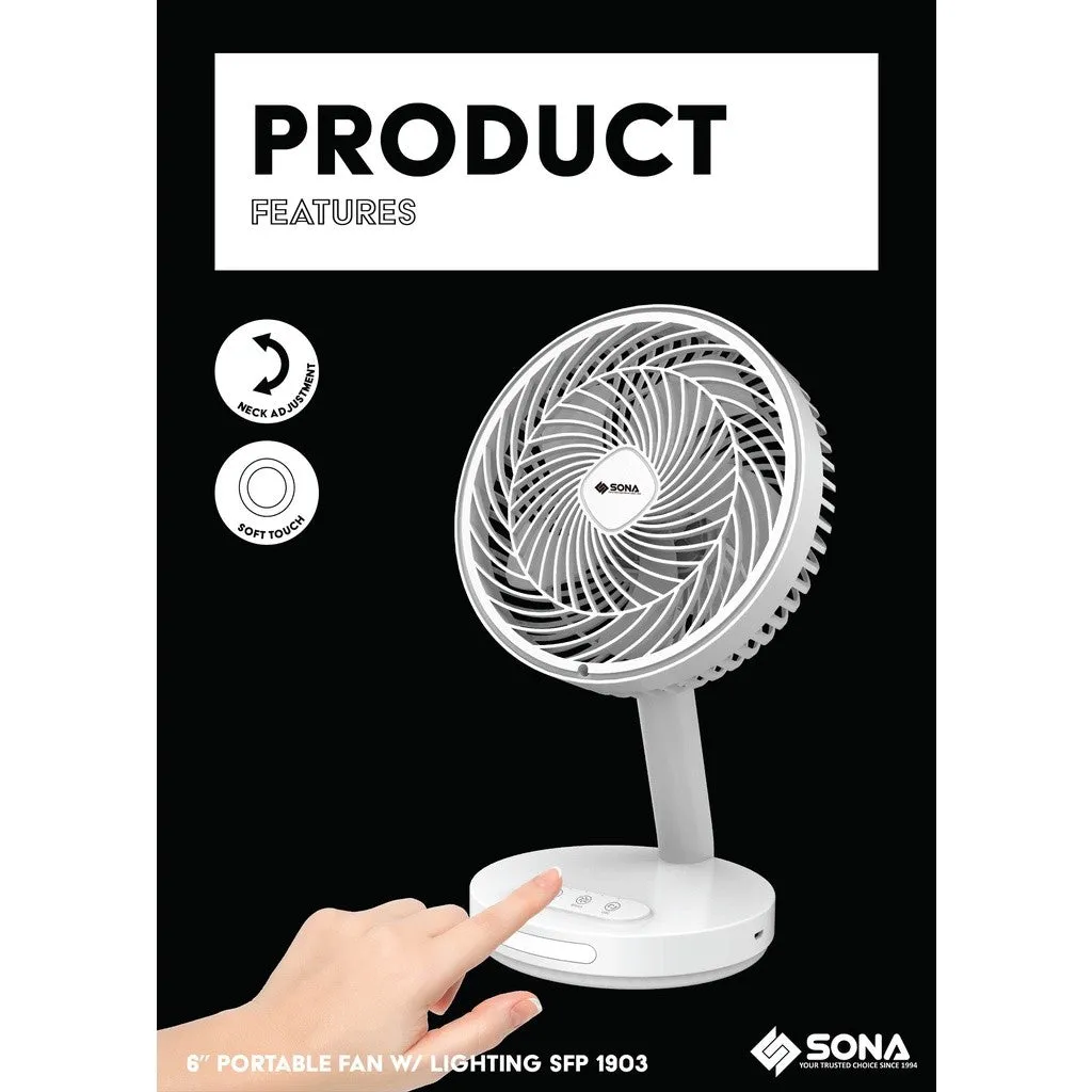 SONA 6 Portable Fan SFP1903