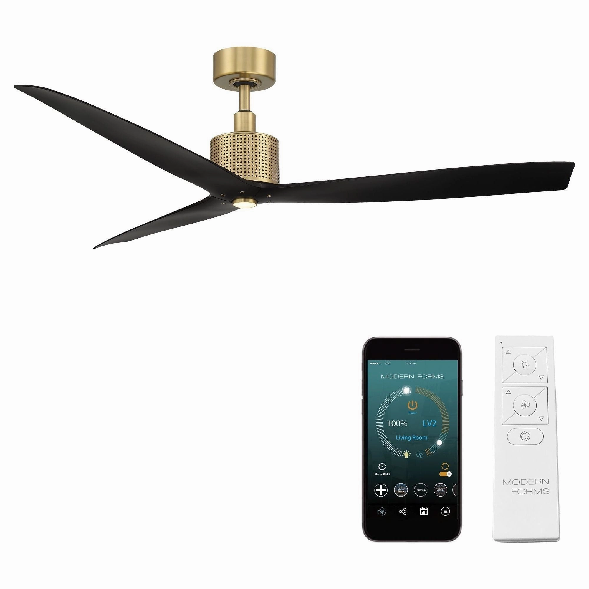 Spinster Indoor/Outdoor 3-Blade 60" LED Smart Ceiling Fan