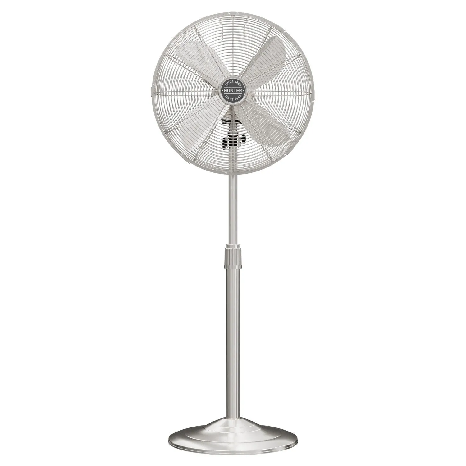 Stand Fan in Brushed Nickel portable table and wall fans for home use