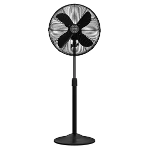 Stand Fan in Matte Black portable table and wall fans for home use