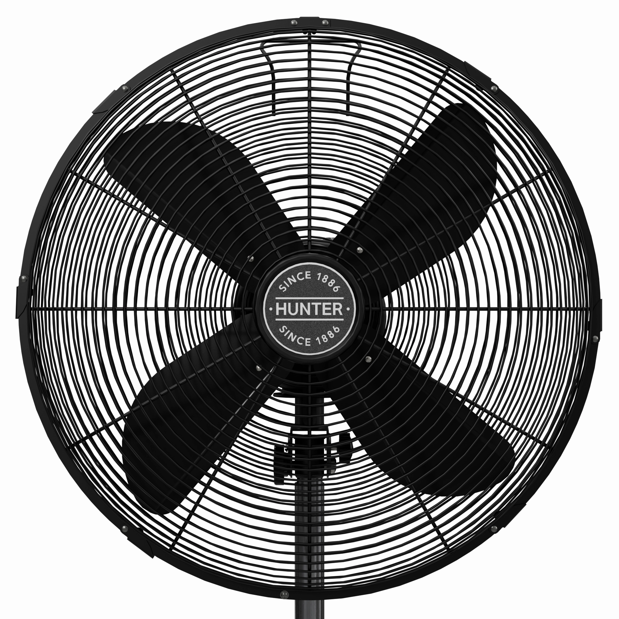 Stand Fan Matte Black