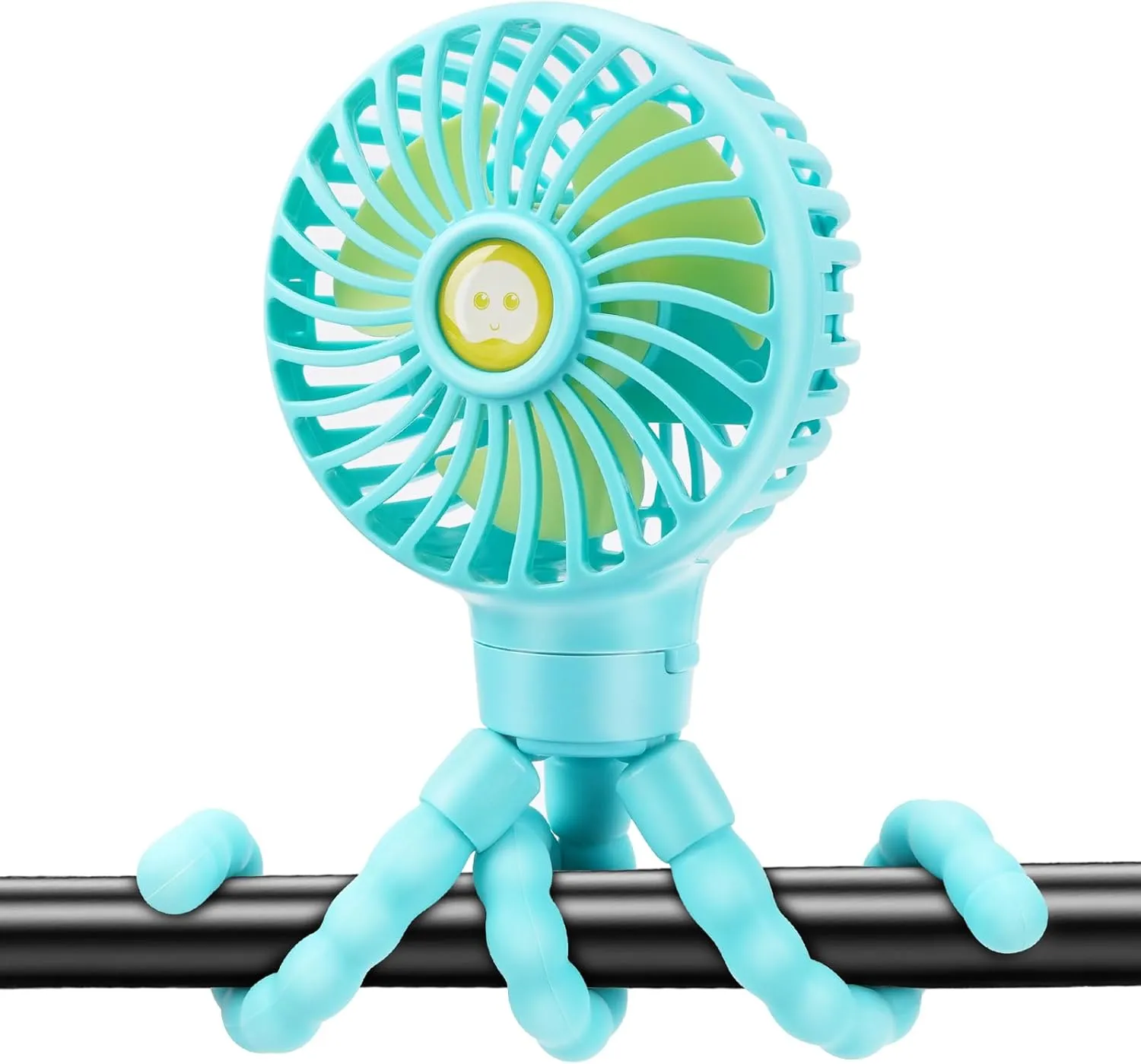 Stroller Fan Portable Personal Mini Handheld Clip-on with Flexible Tripod Desk USB Pram Fan, for Baby Stroller, Car Seat, Crib, Bike, Treadmill, Outdoor Camping, Office and Desktop 360-degree rotating fan for home use