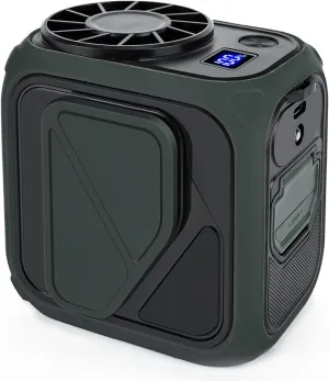 Stronger Airflow Portable Waist Fan Rechargeable 10000 mAh, 5 Speeds Max 20H Cooling, Battery Powered Personal Wearable Clip on Belt Shirt Fans, Neck Fan,Small Desk Fan for Outdoor Work,Travel Waist-mounted portable fan for outdoor use