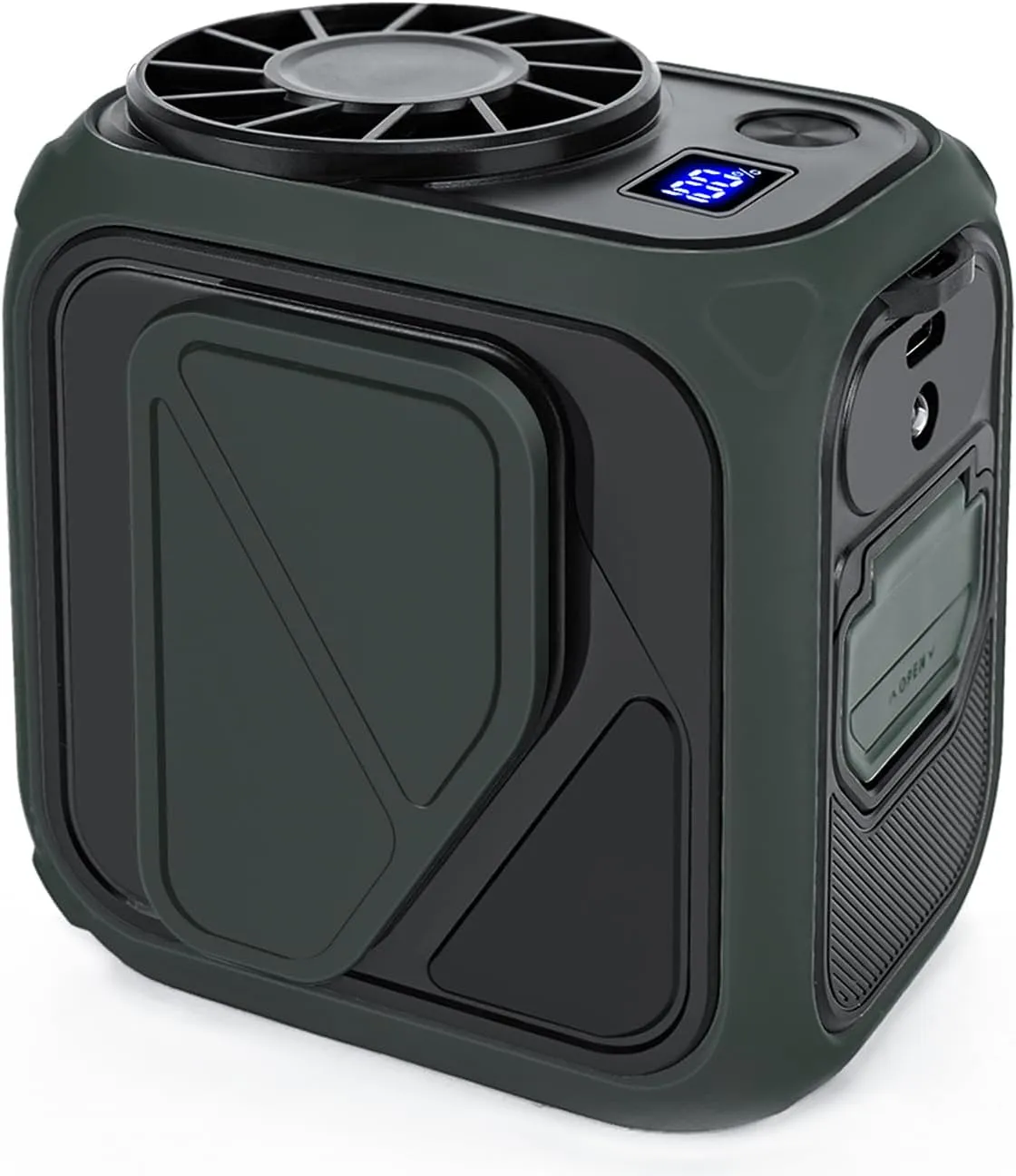 Stronger Airflow Portable Waist Fan Rechargeable 10000 mAh, 5 Speeds Max 20H Cooling, Battery Powered Personal Wearable Clip on Belt Shirt Fans, Neck Fan,Small Desk Fan for Outdoor Work,Travel Waist-mounted portable fan for outdoor use
