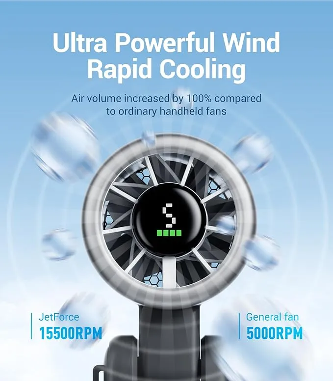 Summer Ourdoor essential - Portable Handheld Turbo Fan
