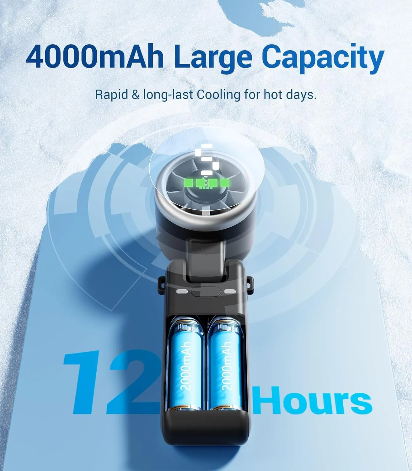 Summer Ourdoor essential - Portable Handheld Turbo Fan