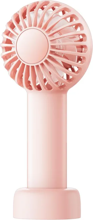 SWEETFULL Mini Portable Fan - Rechargeable Handheld Fan, 3 Speeds Personal Hand Gifts for Travel, Makeup, Eyelash, Kids, Girls, Women - USB, Cute Design Mini handheld fan for personal cooling