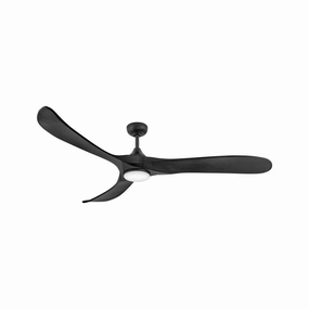 Swell Illuminated 72" LED Smart Fan quiet ceiling fans with remote control
