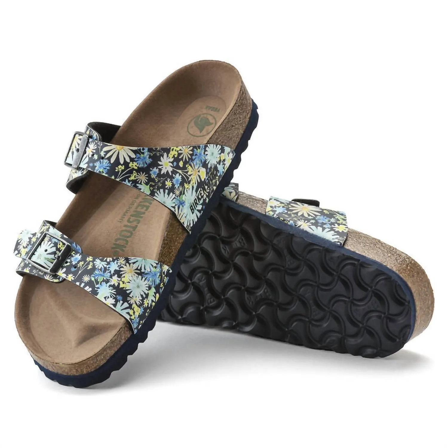 Sydney Vegan Sandal In Floral Blue