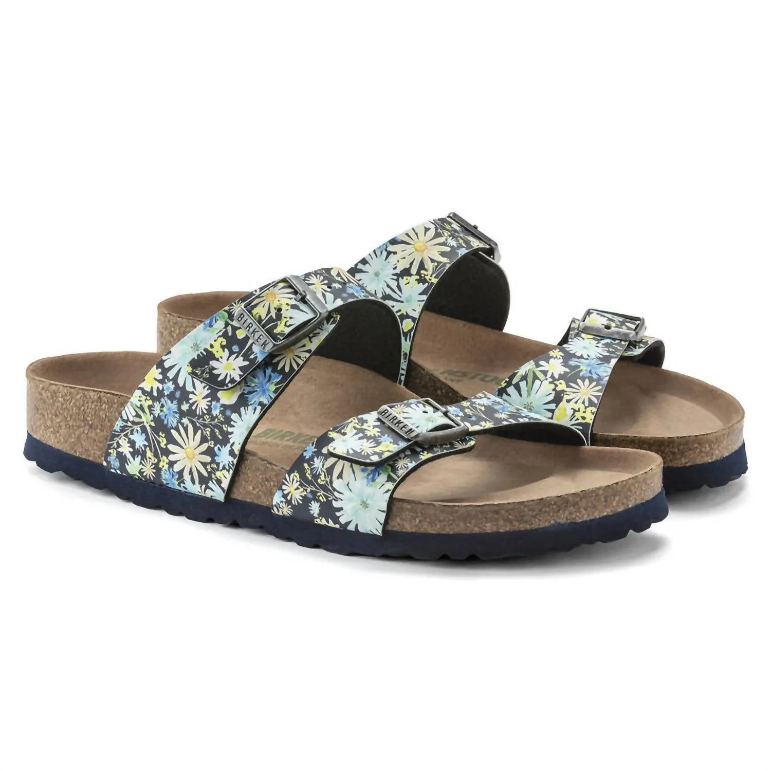 Sydney Vegan Sandal In Floral Blue