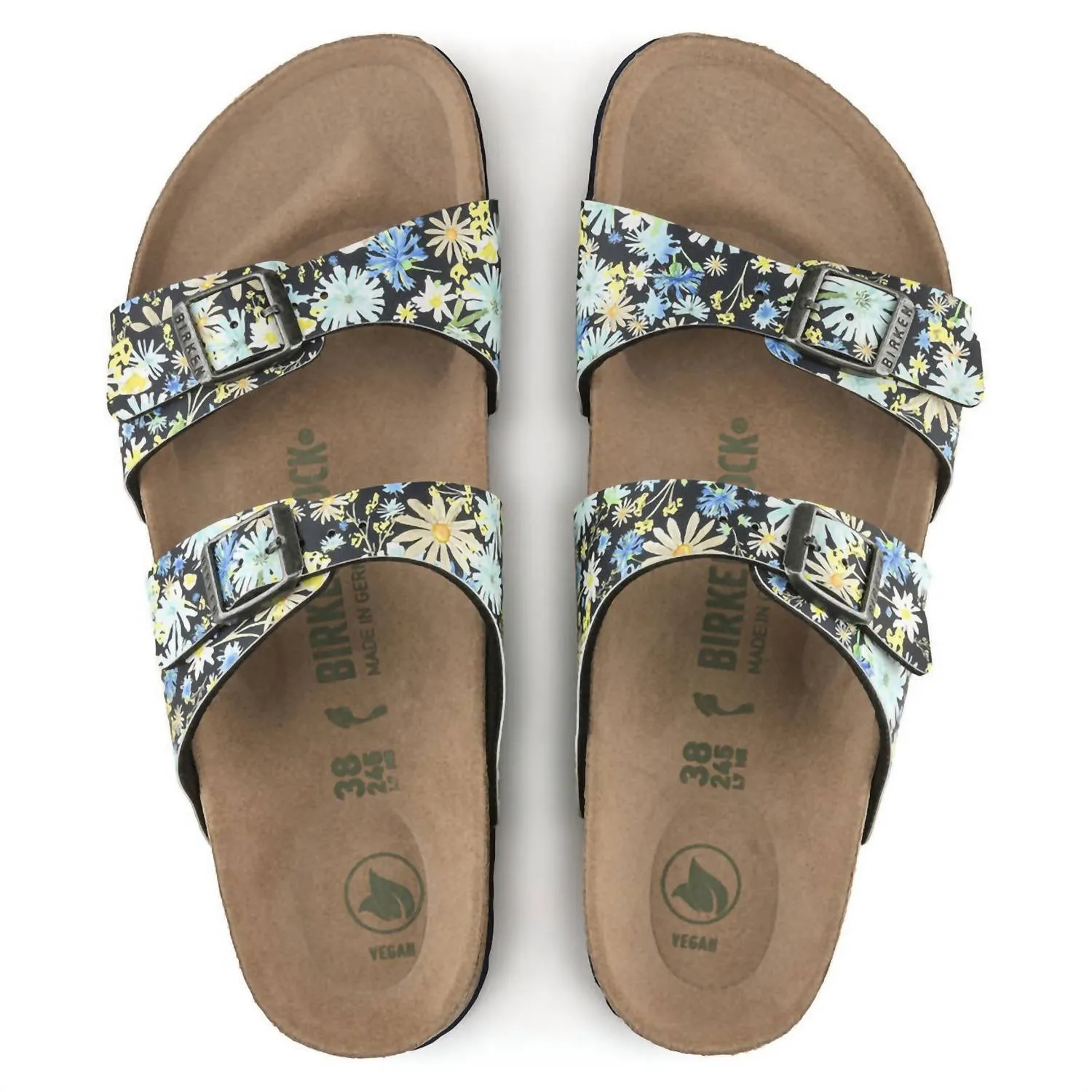 Sydney Vegan Sandal In Floral Blue
