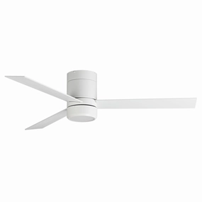 Tanker 52"Ceiling Fan Matte White ifan smart fans for connected homes