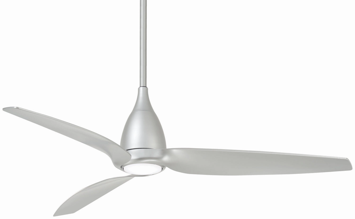 Tear 60" Ceiling Fan in Silver whisper-quiet fans for indoor comfort