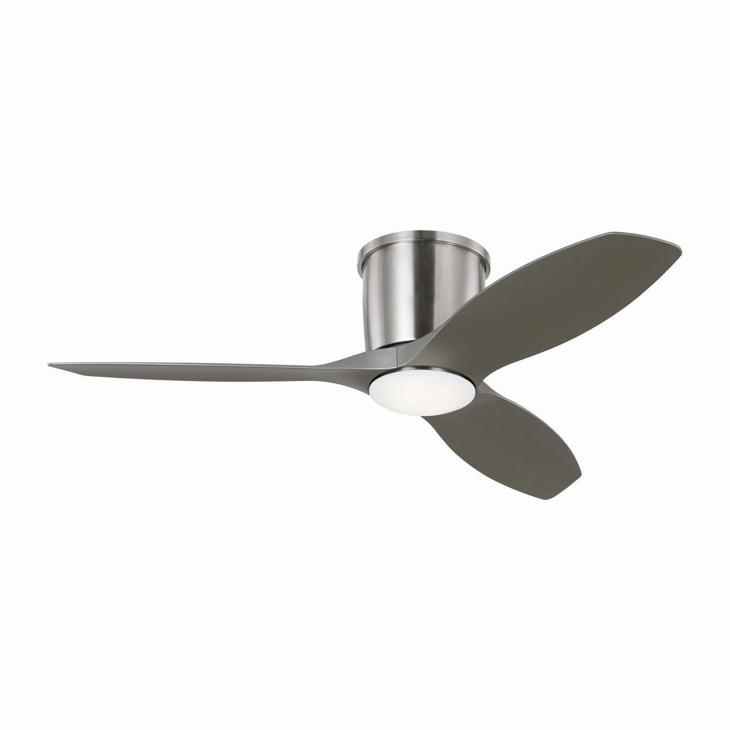 Titus 44" Ceiling Fan Brushed Steel space-saving huggers with modern style