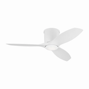 Titus 44" Ceiling Fan Matte White space-saving huggers with modern style