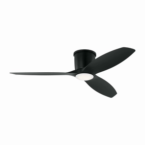 Titus 52" Ceiling Fan Midnight Black space-saving huggers with modern style