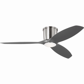 Titus 52" Hugger LED Ceiling Fan quiet ceiling fans with remote control