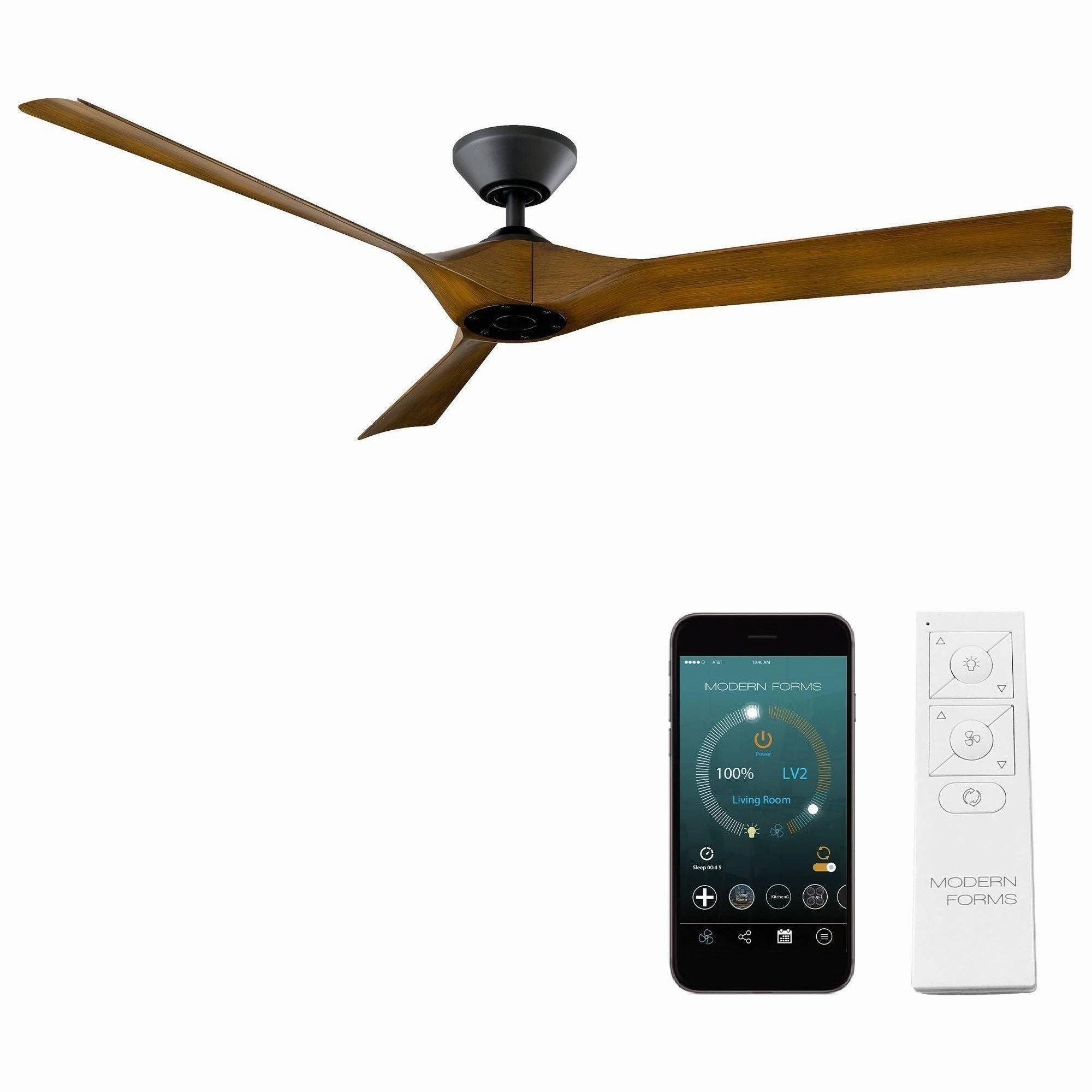 Torque Indoor/Outdoor 3-Blade 58" Smart Ceiling Fan with Remote Control
