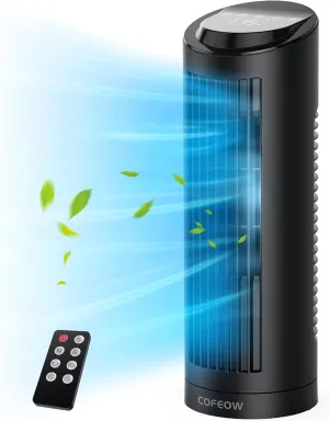 Tower Fan 70Oscillating Fans, Portable Electric Desk Fan, Quiet Cooling, Led Display,3 Speed Options,4 Modes,12Timer,13 Bladeless Portable Table Fan for Bedroom Office Home Desktop fan with humidification feature