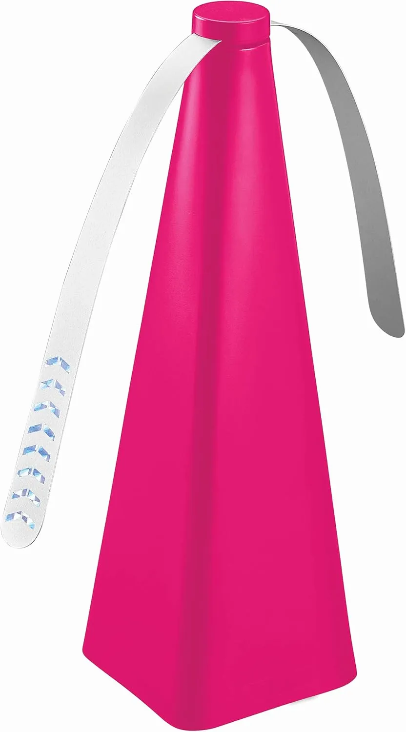 Treva Bug Fan Fly Deterrent with Holographic Blades to Clear Bugs, Mosquitoes, and Flies, Battery Powered Fly Fan Fan with safety blade design