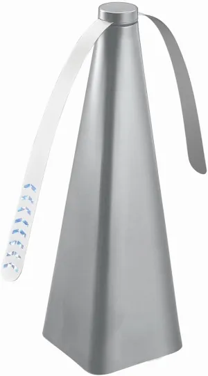 Treva Bug Fan Fly Repellent/Deterrent with Holographic Blades to Clear Bugs, Mosquitoes, and Flies, Battery Powered Fly Fan Fan with safety blade design