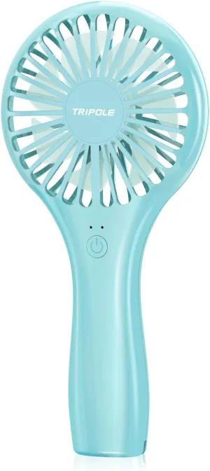 TriPole Mini Handheld Fan Battery Operated Small Personal Portable Fans Speed Adjustable USB Rechargeable Fans Cute Design Powerful Eyelash Fan for Stylish Kids Girls Women Men Indoor Outdoor Travel Mini handheld fan for personal cooling