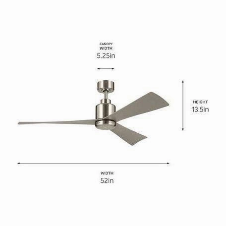True 52" Ceiling Fan