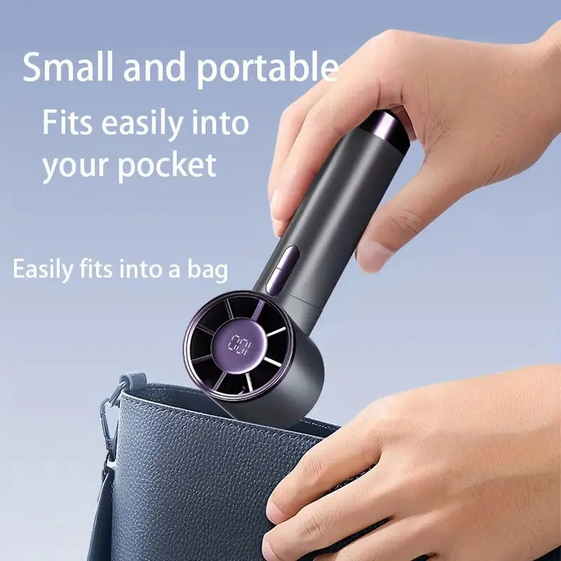 Turbo Handheld Fan  100 Speeds & Rechargeable