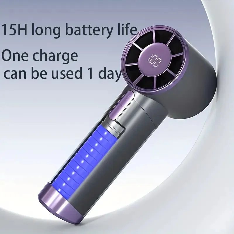 Turbo Handheld Fan  100 Speeds & Rechargeable