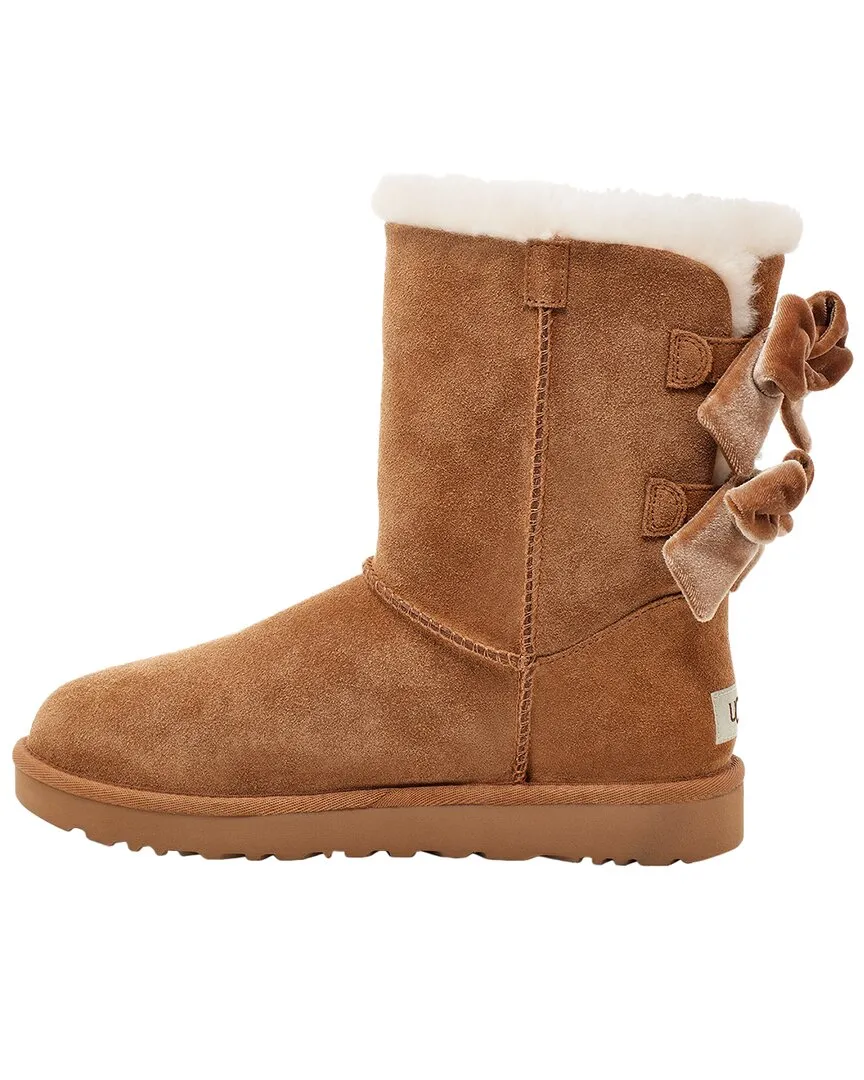 UGG Bailey Bow Suede Boot Hey Dude Shoes