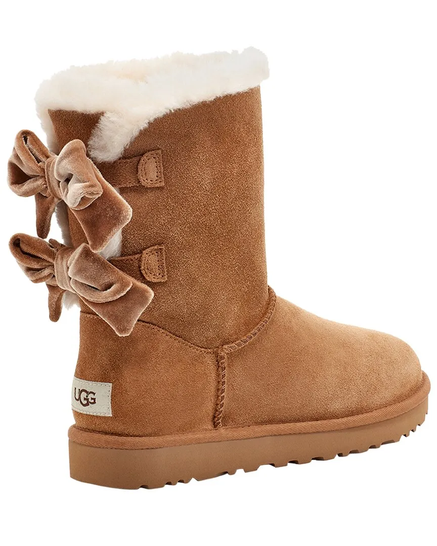 UGG Bailey Bow Suede Boot Hey Dude Shoes