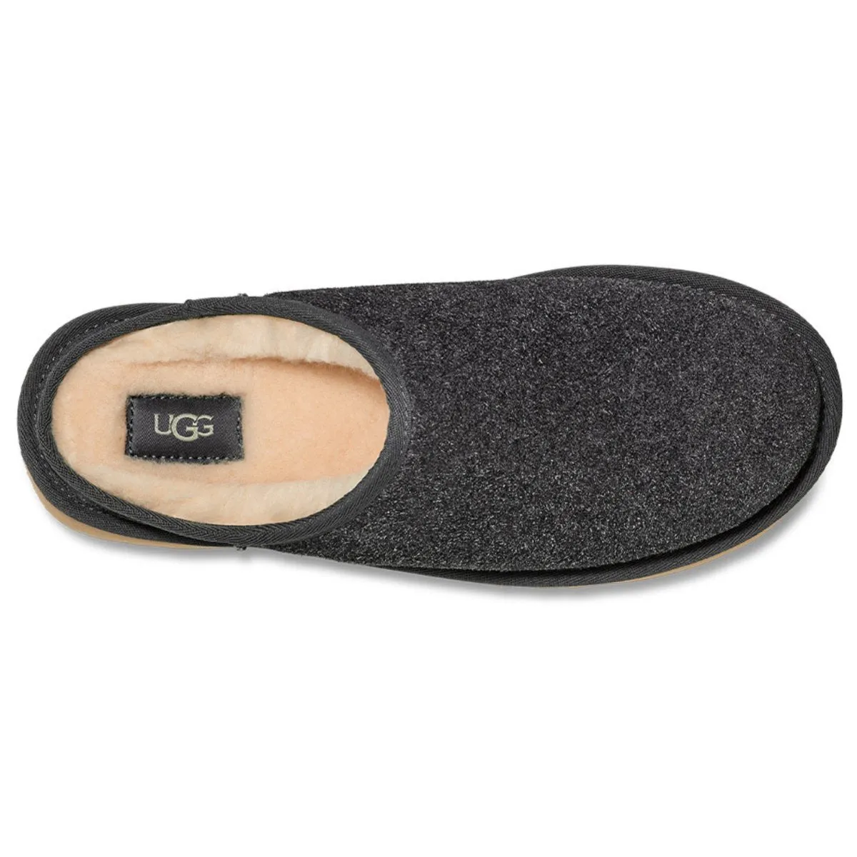 UGG Men's Classic Slip-On Shaggy Dark Grey Suede UGG Shoes