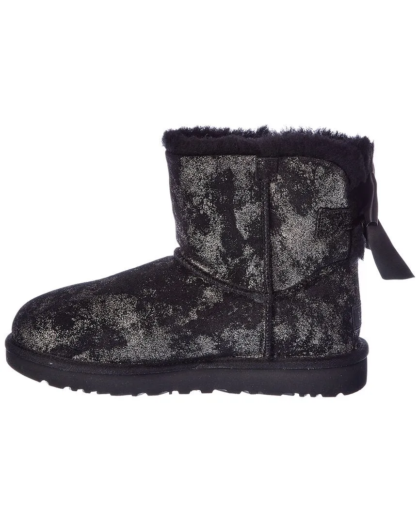 UGG Mini Bailey Bow Glimmer Suede Boot Hey Dude Shoes