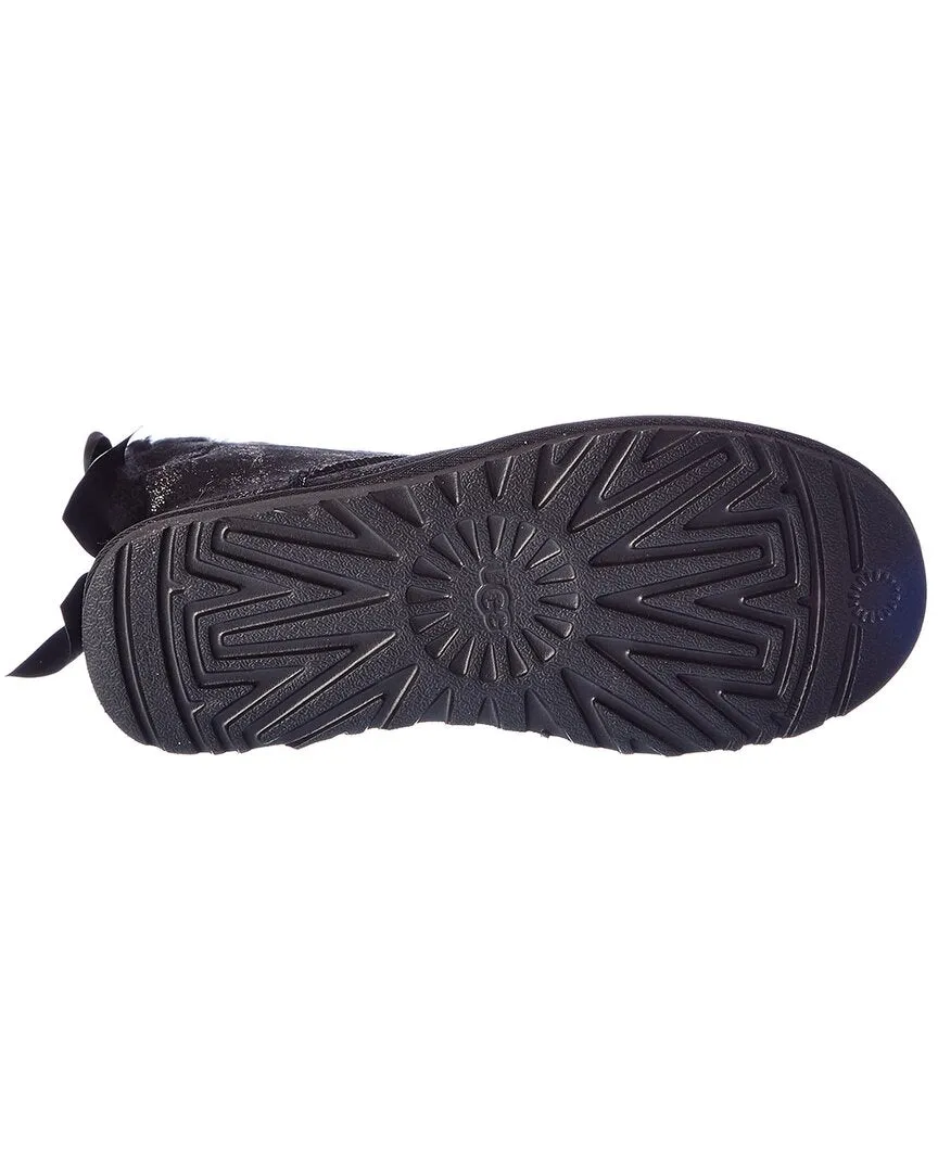 UGG Mini Bailey Bow Glimmer Suede Boot Hey Dude Shoes