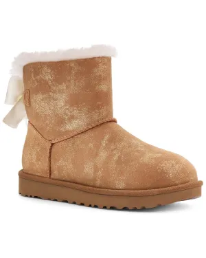 UGG Mini Bailey Bow Glimmer Suede Boot Hey Dude Shoes