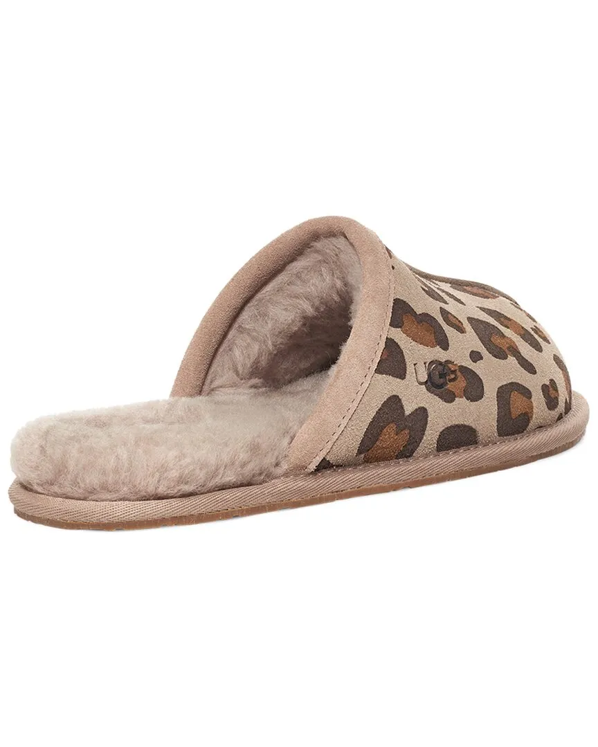 UGG Pearle Leopard Suede & Leather Slipper Hey Dude Shoes