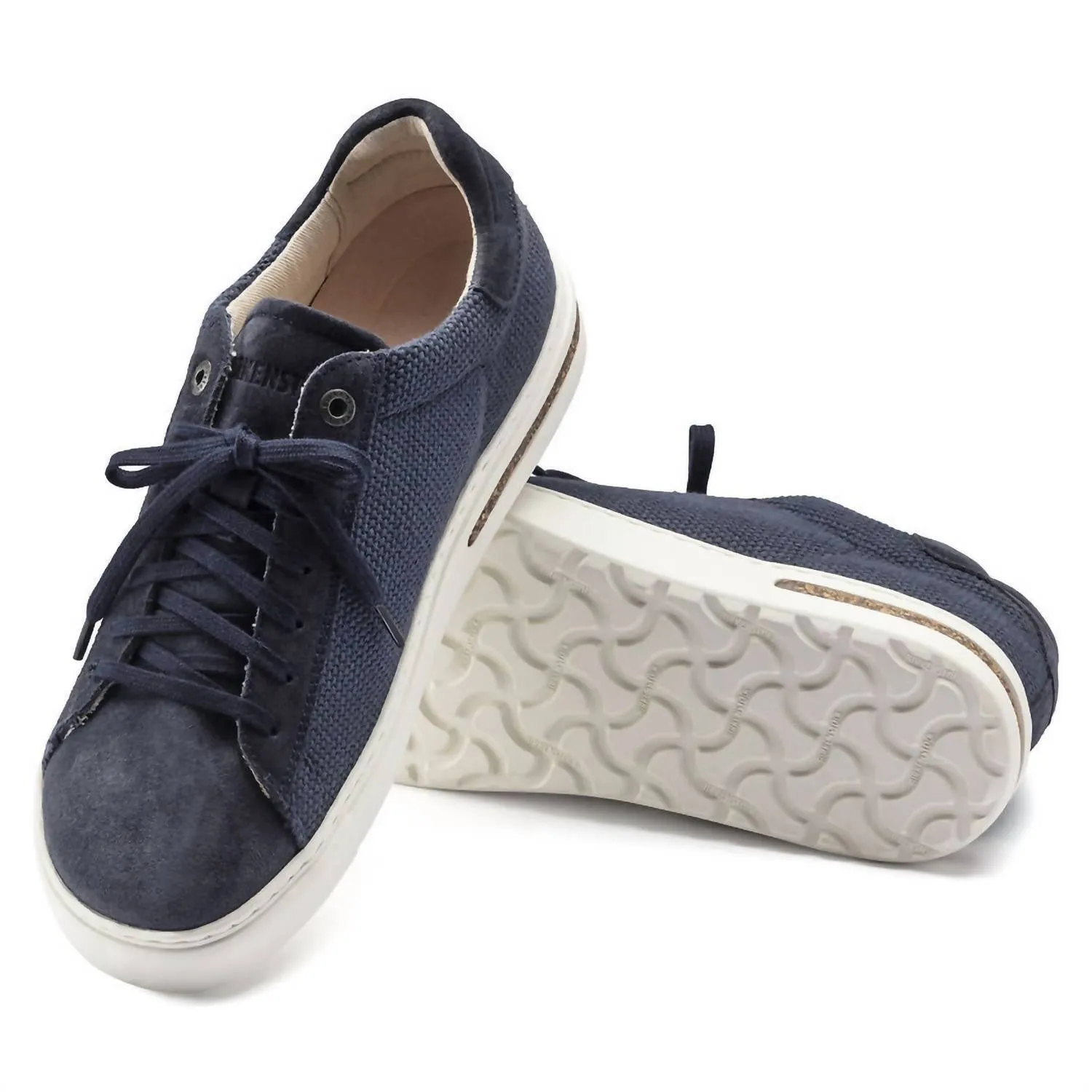 Unisex Bend Low Canvas/suede Sneaker - Narrow Fit In Midnight