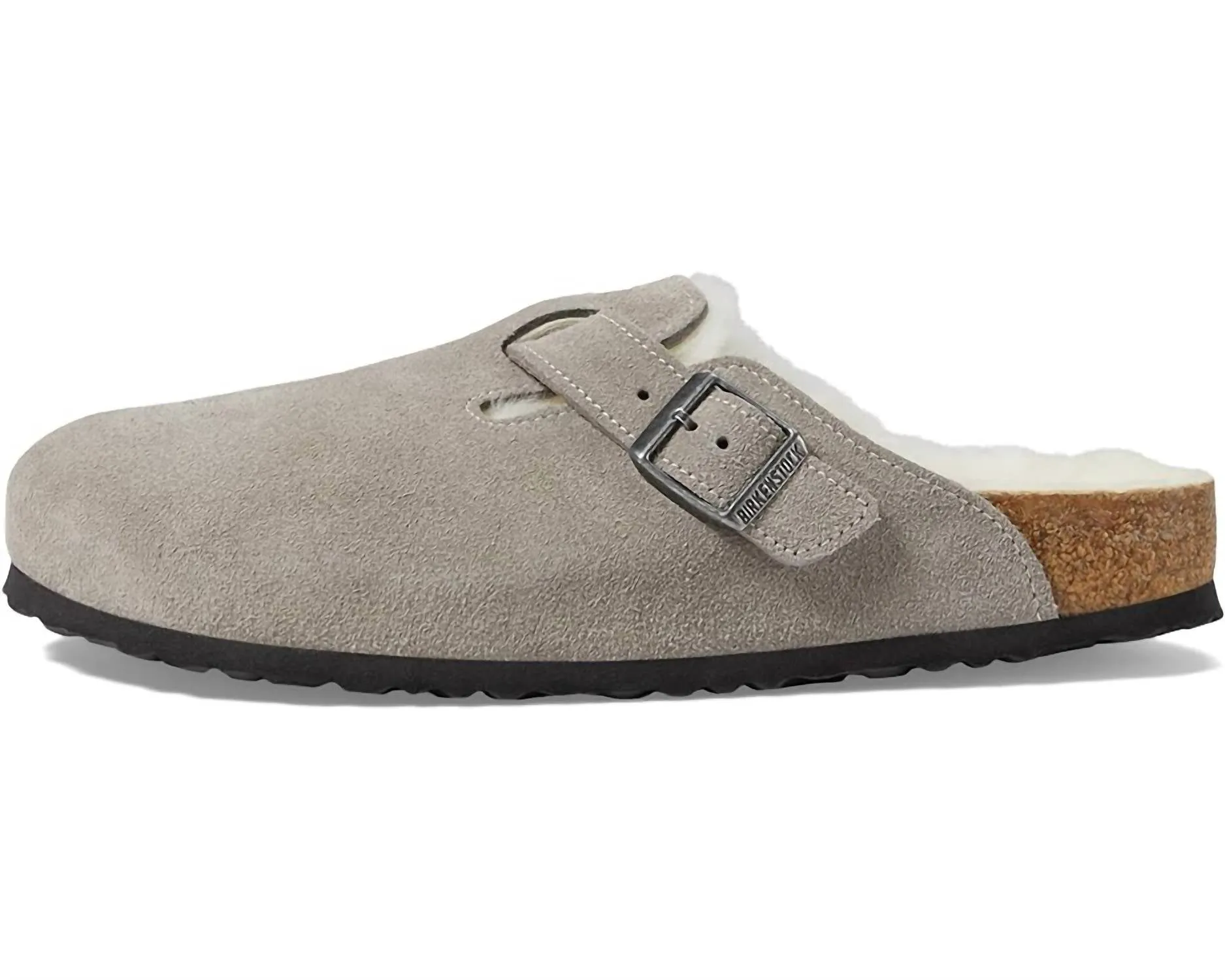 Unisex Boston Shearling Clog (Narrow Width) In Stone Coin