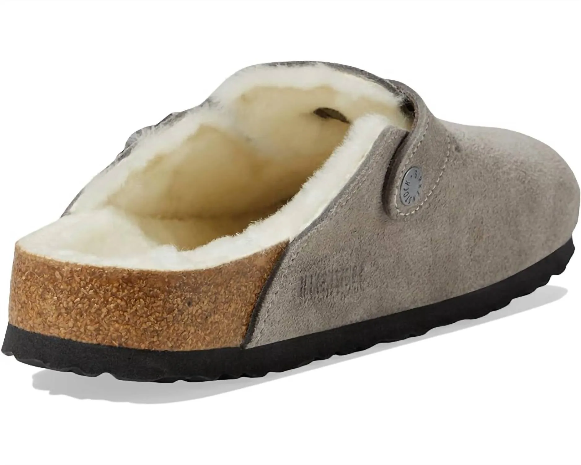 Unisex Boston Shearling Clog (Narrow Width) In Stone Coin
