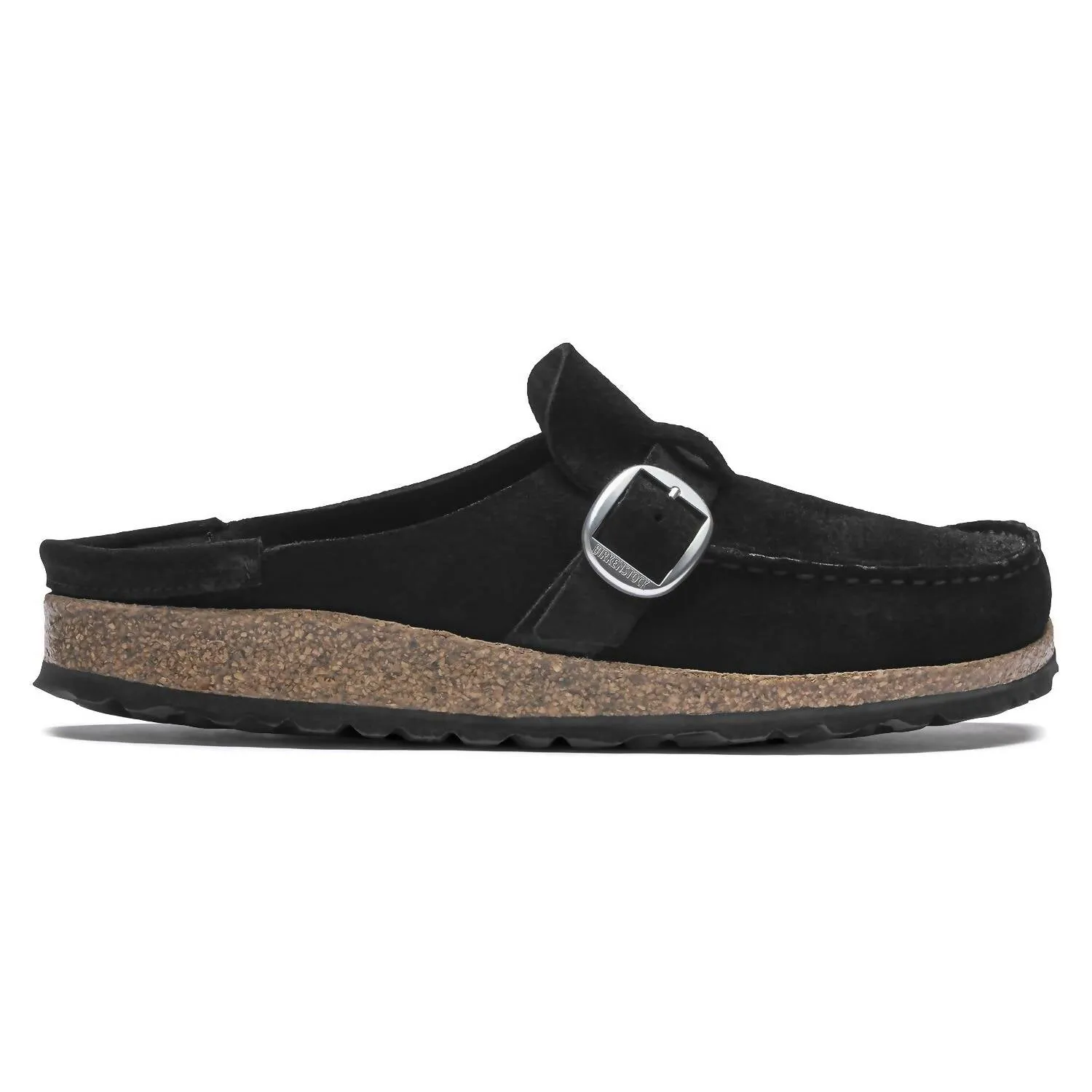 Unisex Buckley Suede Leather Clog - Narrow Width In Black