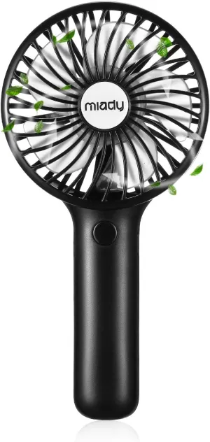 Upgraded 5000mAh Portable Handheld Fan 3 Speed Mini USB Strong Wind 7-20 Hours Runtime Personal Electric for Travel Office Outdoor USB desktop fan for workspace