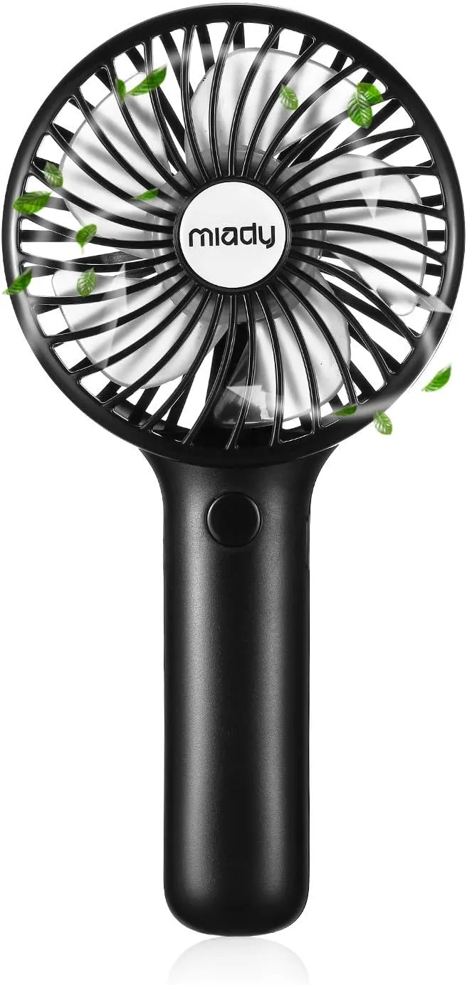 Upgraded 5000mAh Portable Handheld Fan 3 Speed Mini USB Strong Wind 7-20 Hours Runtime Personal Electric for Travel Office Outdoor USB desktop fan for workspace