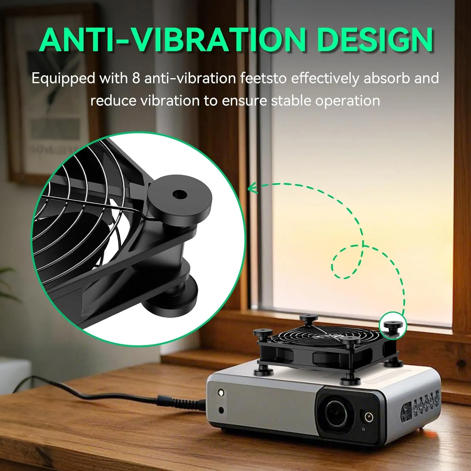 USB Computer Fan, 120mm USB Fan with 3 Speeds Controller Small PC USB Fans for Cooling Cabinet Case Receiver Server DVR Greenhouse TV Router Xbox PlayStation