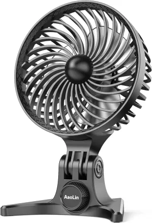 USB Desk Fan, Small Fans with CVT Variable Speeds, Strong Cooling Airflow, Quiet Portable, Desktop Mini Personal Table Fan for Room, Home, Office, Bedroom, Black USB desktop fan for workspace