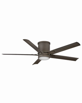 Vail Flush 52"Ceiling Fan Metallic Matte Bronze space-saving huggers with modern style