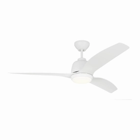 Visual Comfort Avila Coastal Marine Grade 54" Outdoor Ceiling Fan with 16W LED and Remote powerful indoor fans for whole-room cooling