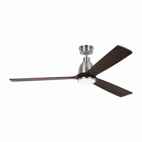 Visual Comfort Bryden 60" Smart Indoor/Outdoor DC Ceiling Fan with 21W LED and Remote low-noise indoor fans for peaceful settings