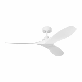 Visual Comfort Fan Collins Coastal Smart Outdoor Marine Grade 52" DC Ceiling Fan with Remote Control compact indoor fans for apartment use